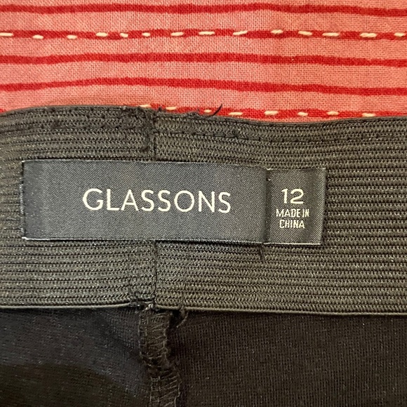 Glassons size 12 wide Waistband stretch leggings / dress Pants look W30.5L26.5 - Picture 2 of 13